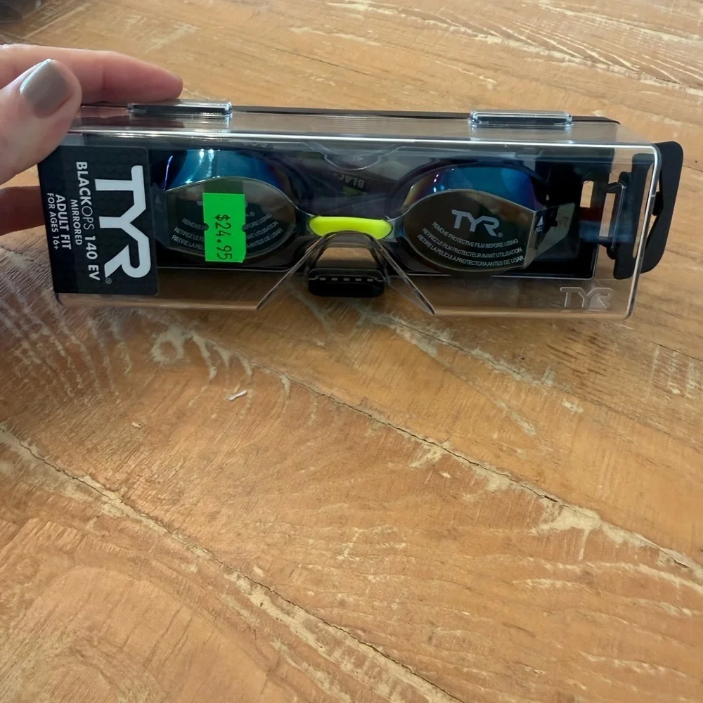 TYR Blackops 140 EV Mirrored Goggles - Yellow and Black
